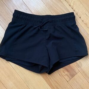 Girls Stylish Black Workout Shorts